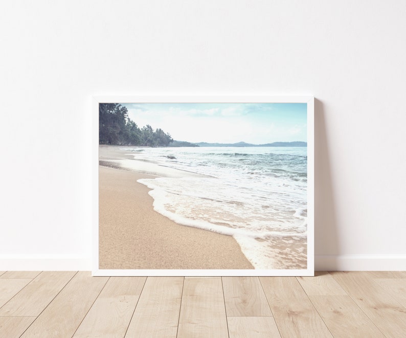 Coastal Wall Art Beach Umbrella Print Summer Printable Etsy