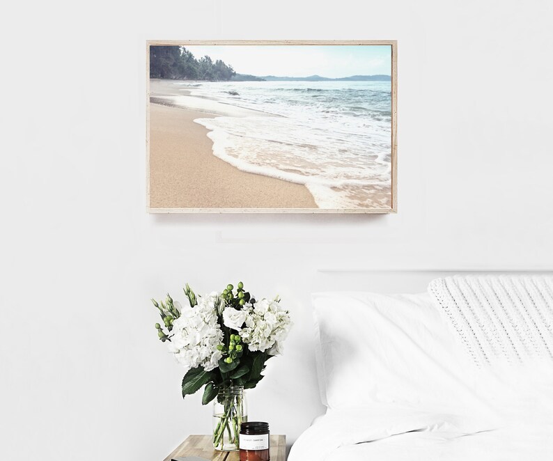 Coastal Wall Art Beach Umbrella Print Summer Printable Etsy