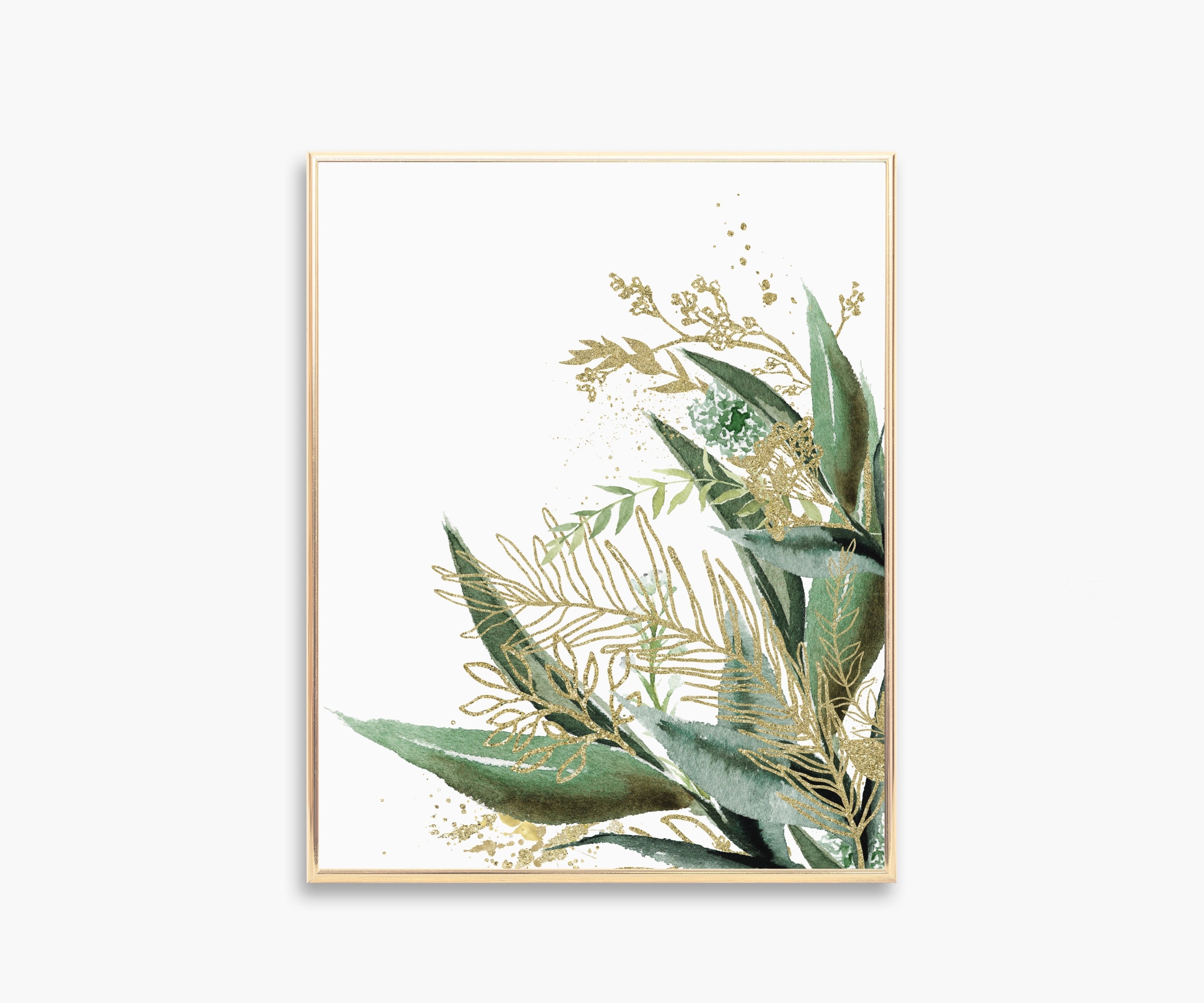 Greenery PrintsWall Art DecorGreeneryMinimalistFarmhouse | Etsy