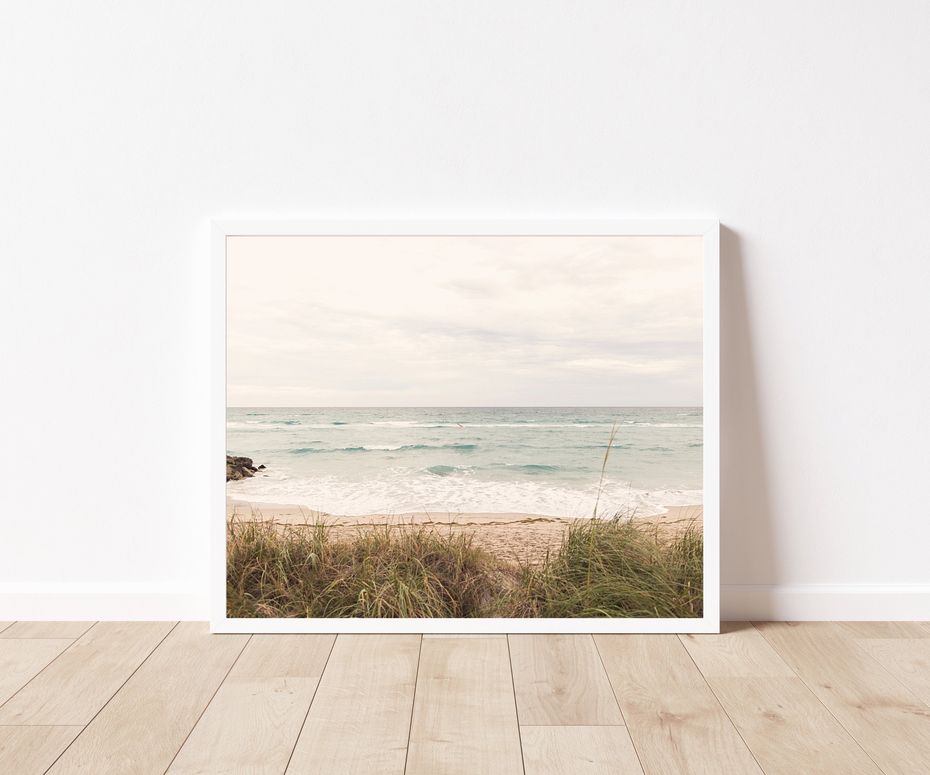 Coastal Wall Art Beach Umbrella Print Summer Printable Etsy