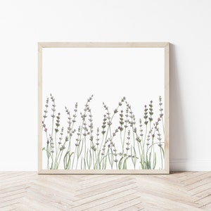 Lavender print, Minimalist flower print set, Wildflower,Farmhouse decor,Wall art, Botanical print, Flower wall art, Plant Print, Eucalyptus