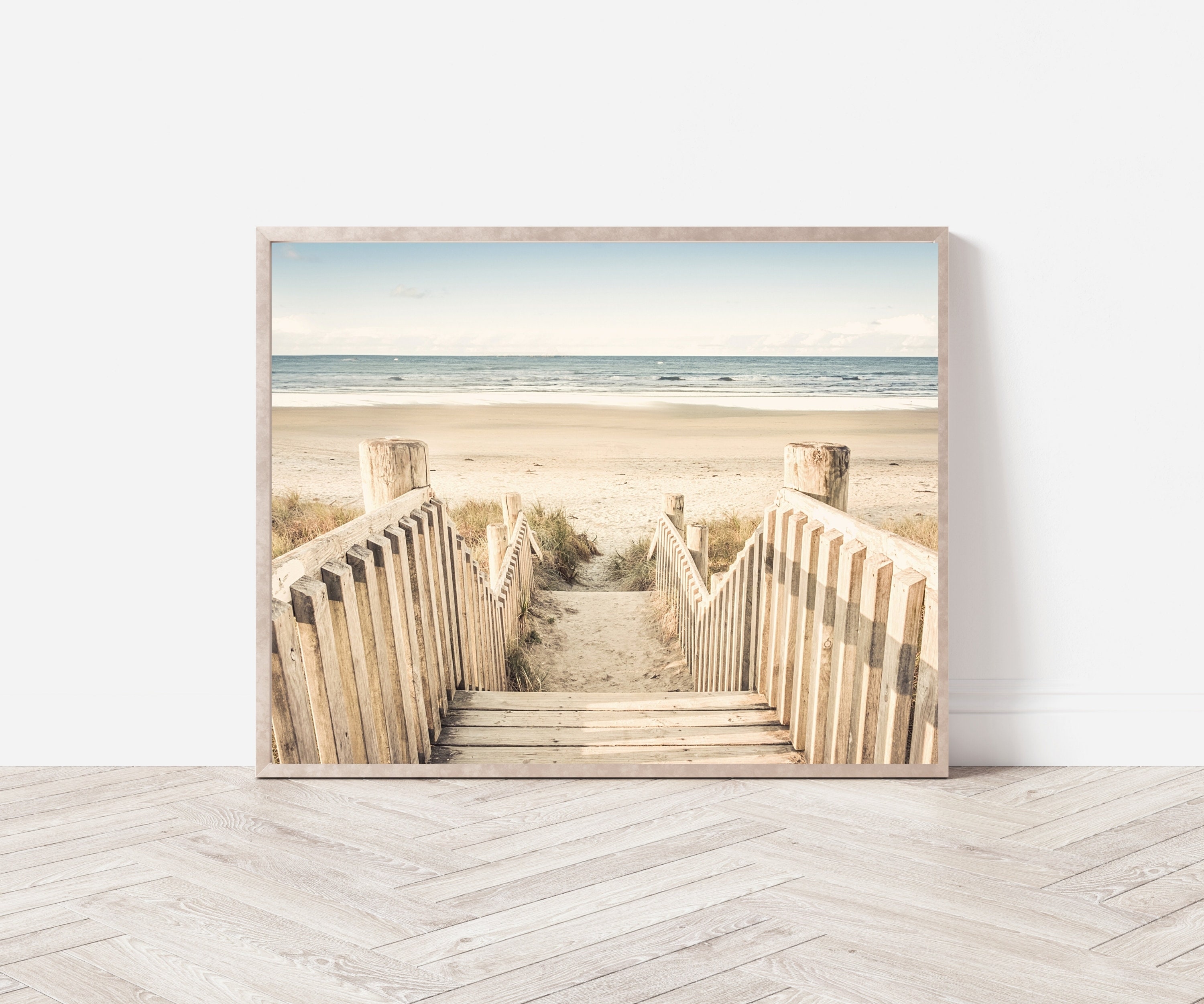 Coastal Wall Art Beach Umbrella Print Summer Printable Etsy