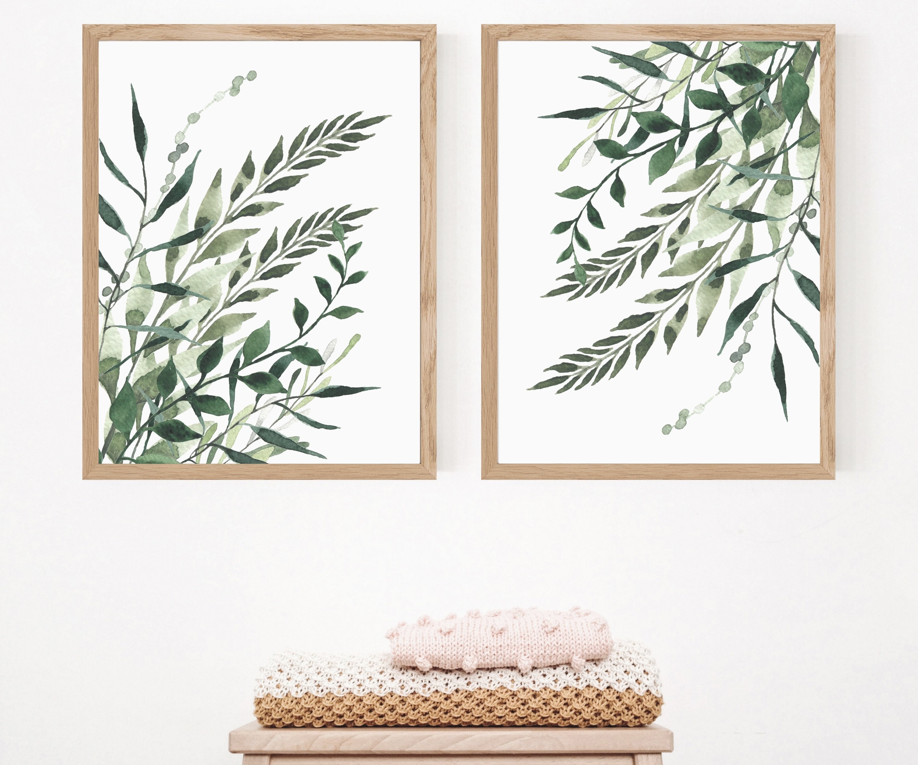 Eucalyptus Printwall Art Etsy