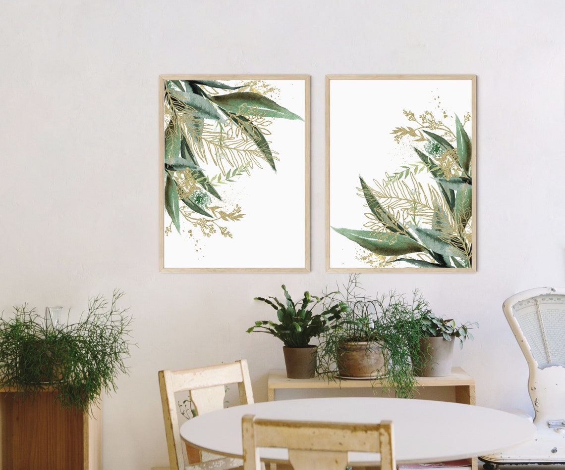 Greenery PrintsWall Art Etsy