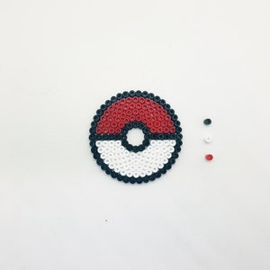 Perles de repassage Hama Pokémon Poké Balls de 1re génération Anime Couvercle en verre Pokeball