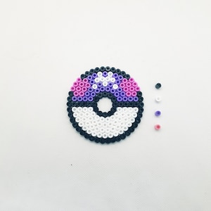 Perles de repassage Hama Pokémon Poké Balls de 1re génération Anime Couvercle en verre Meisterball