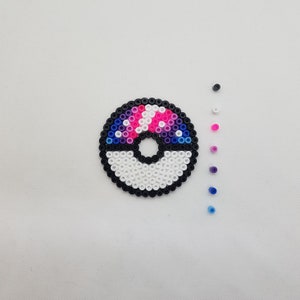 Perles de repassage Hama Pokémon Poké Balls de 1re génération Anime Couvercle en verre Galaxieball