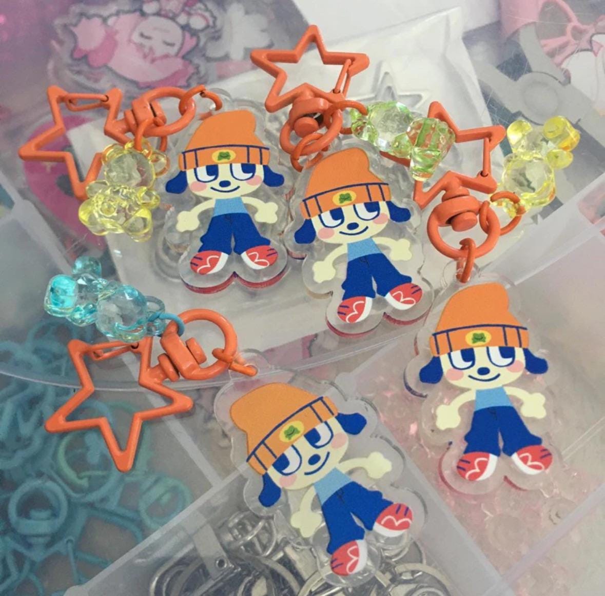 Parappa the Rapper | Keychain and Lanyard, Gift Set | Video Game