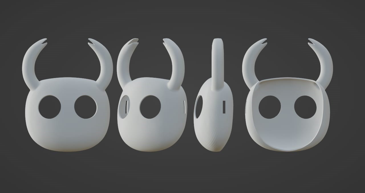 Hollow Knight Cosplay Mask, Stl File, the Knight, 3D File for Printing