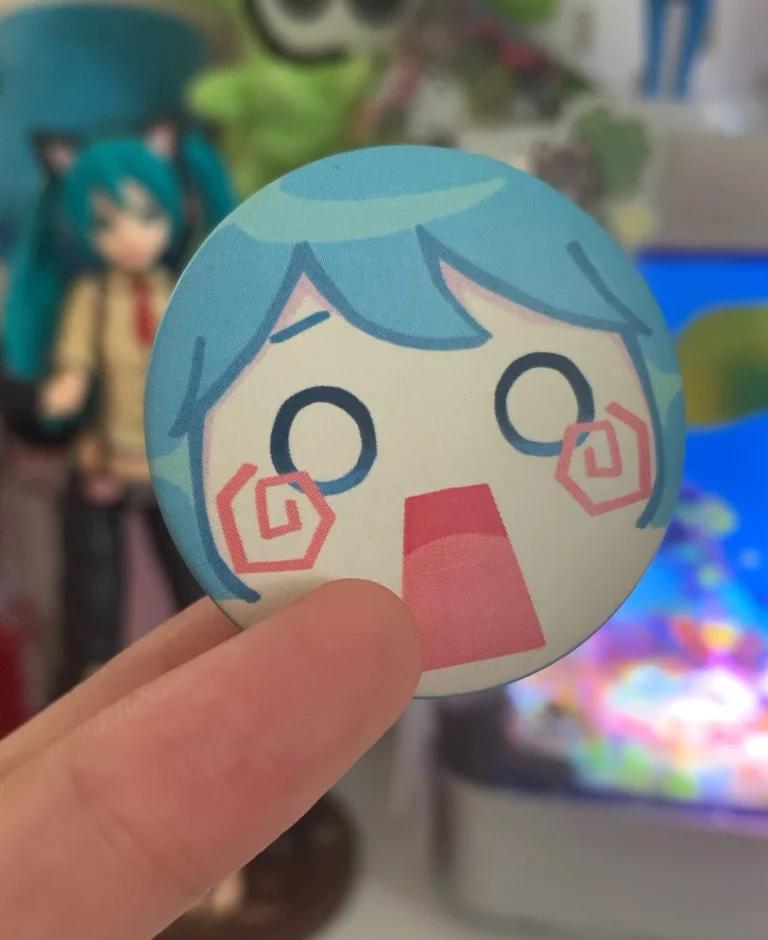 VOCALOID: Hatsune Miku | Ievan Polkka Button Pin