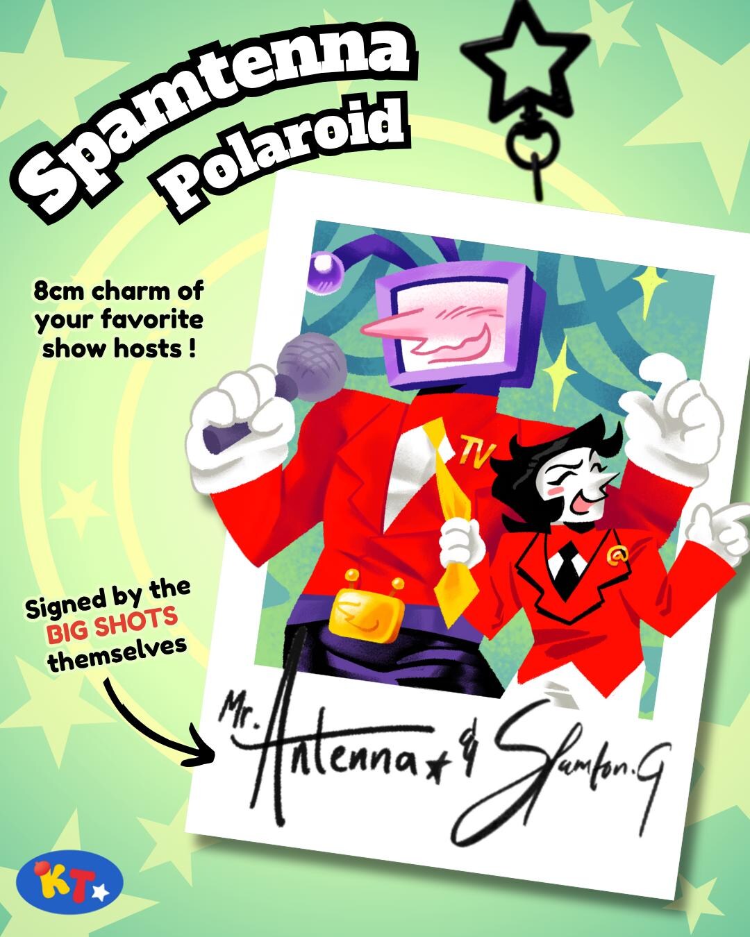Deltarune POLAROID: Spamtenna, Spamton Tenna (9 Cm / 3,5 Inch) | BIG ...
