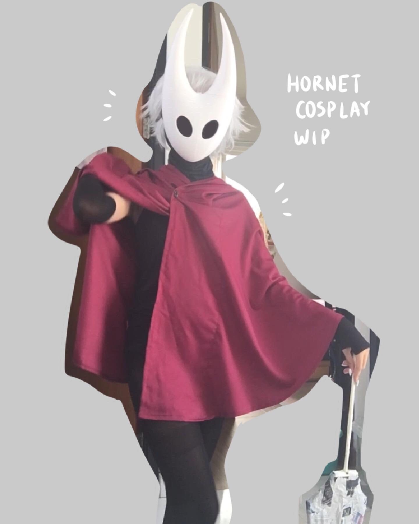 Hollow Knight Hornet s Mask Silksong 3D File Cosplay Etsy