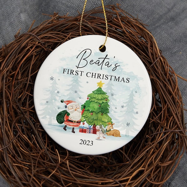 Baby First Christmas - Etsy UK