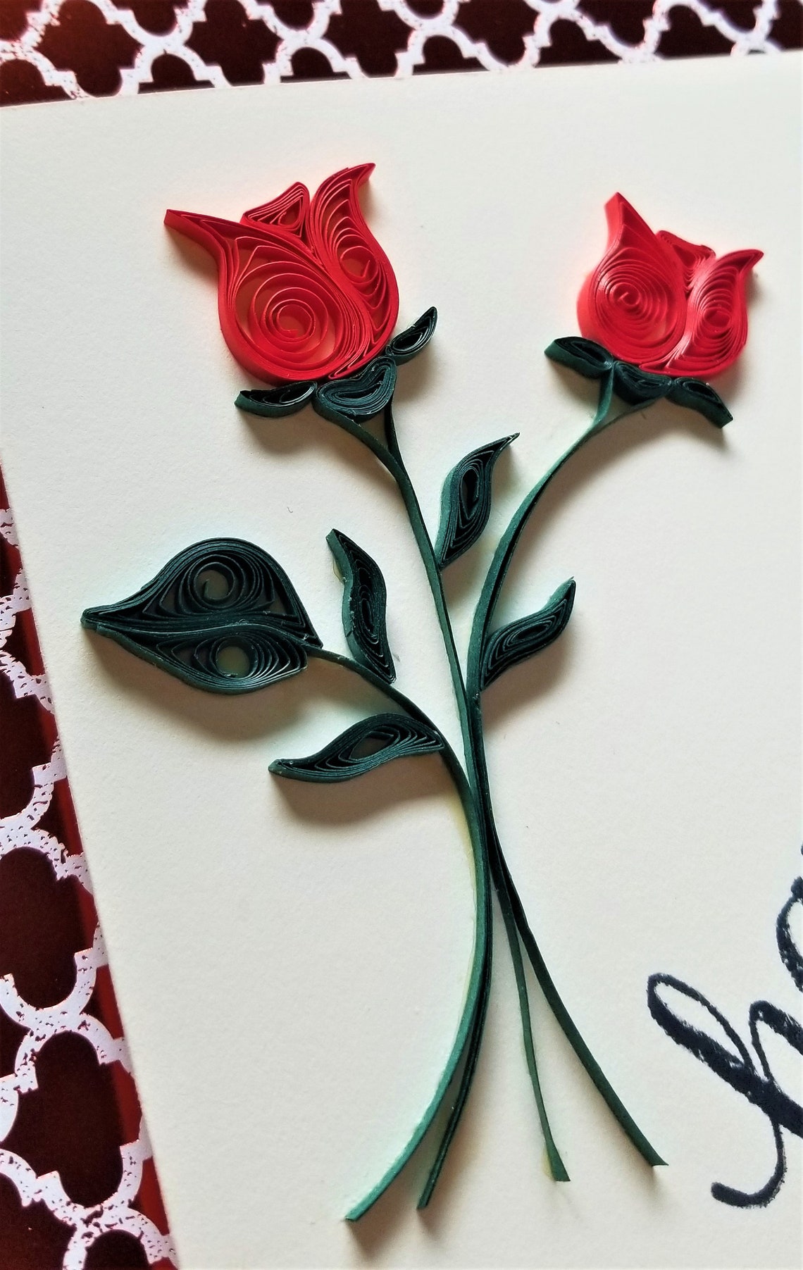 Quilled Roses Perfect for Mothers Day or Any Special Occasion - Etsy
