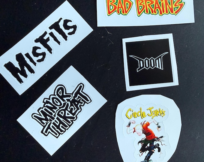 Featured listing image: Homemade DIE CUT Punk Stickers