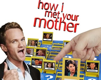 How I Met Your Mother Guess Who Game | INSTANT DOWLOAD | Customized Digital Print and Play diy | Game Night Ideas | HIMYM Edition