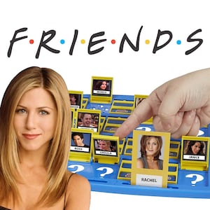 Amigos Guess Who Juego / DESCARGA INSTANTE / Impresión Digital Personalizada y Jugar DIY / Ideas de Noche de Juegos / Edición Amigos