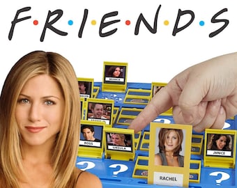 Friends Guess Who Game | INSTANT DOWLOAD | Customized Digital Print and Play DIY | Game Night Ideas | Friends Edition