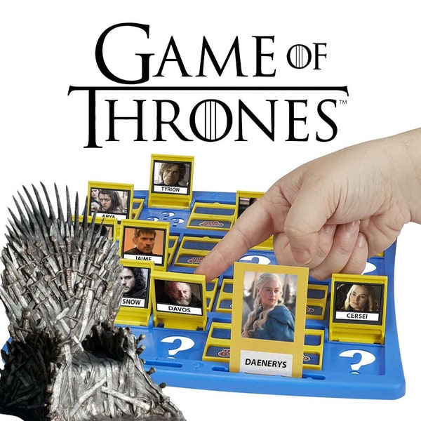 Game of Thrones Guess Who Game | INSTANT DOWLOAD | Customized Digital Print and Play DIY | Game Night Ideas | GoT Edition