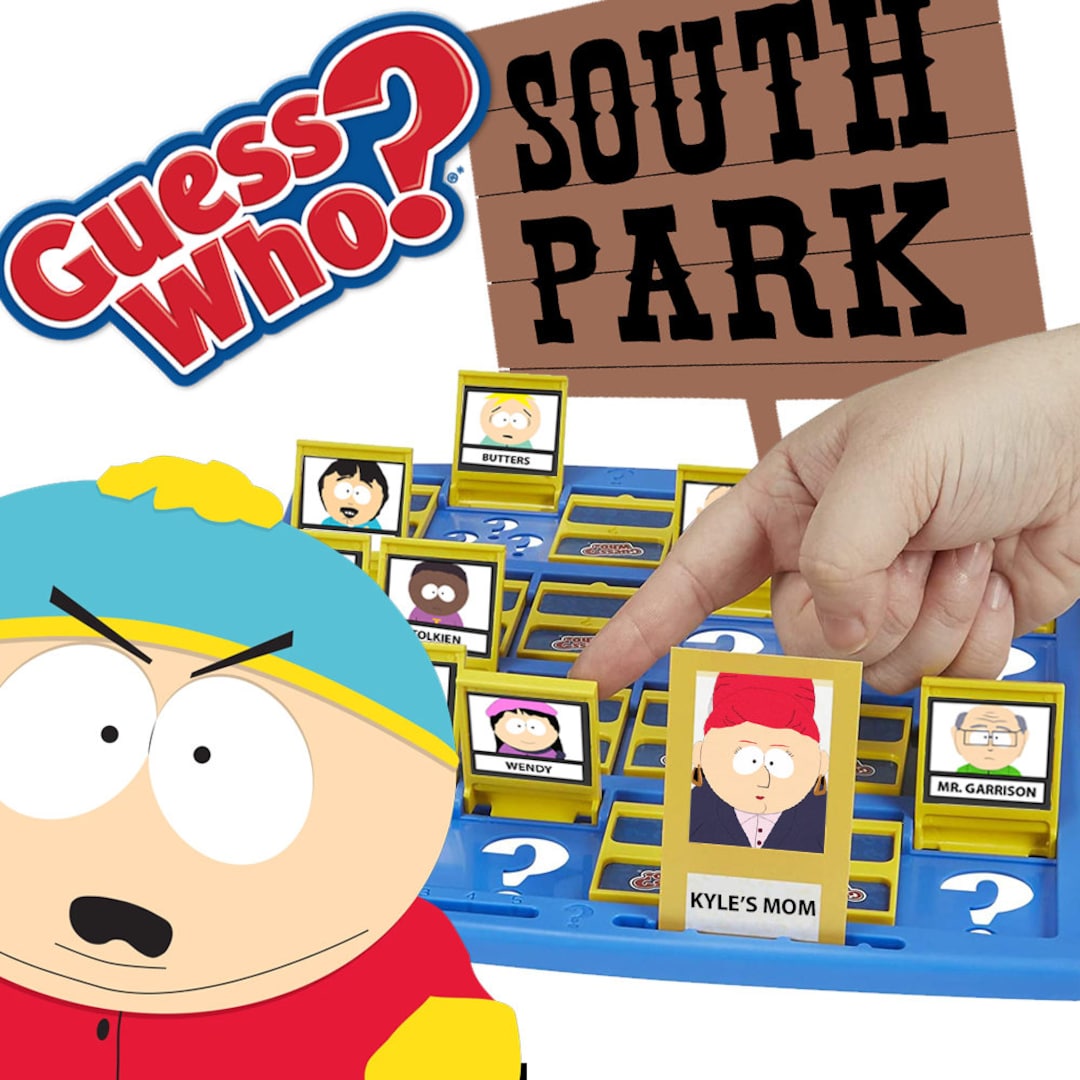 South Park Guess Who Game | INSTANT DOWLOAD | Customized Digital Print ...