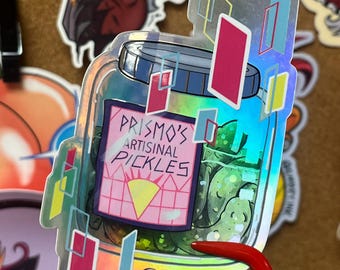 Prismo sticker  ( Adventure time sticker / holographic stickers )