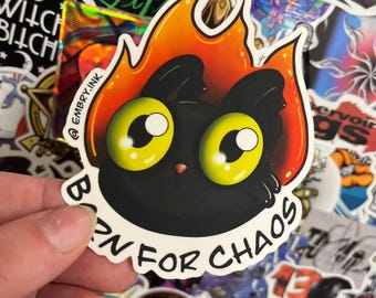 Born for chaos sticker
