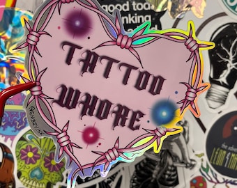 Tattoo sticker / holographic stickers / nsfw stickers