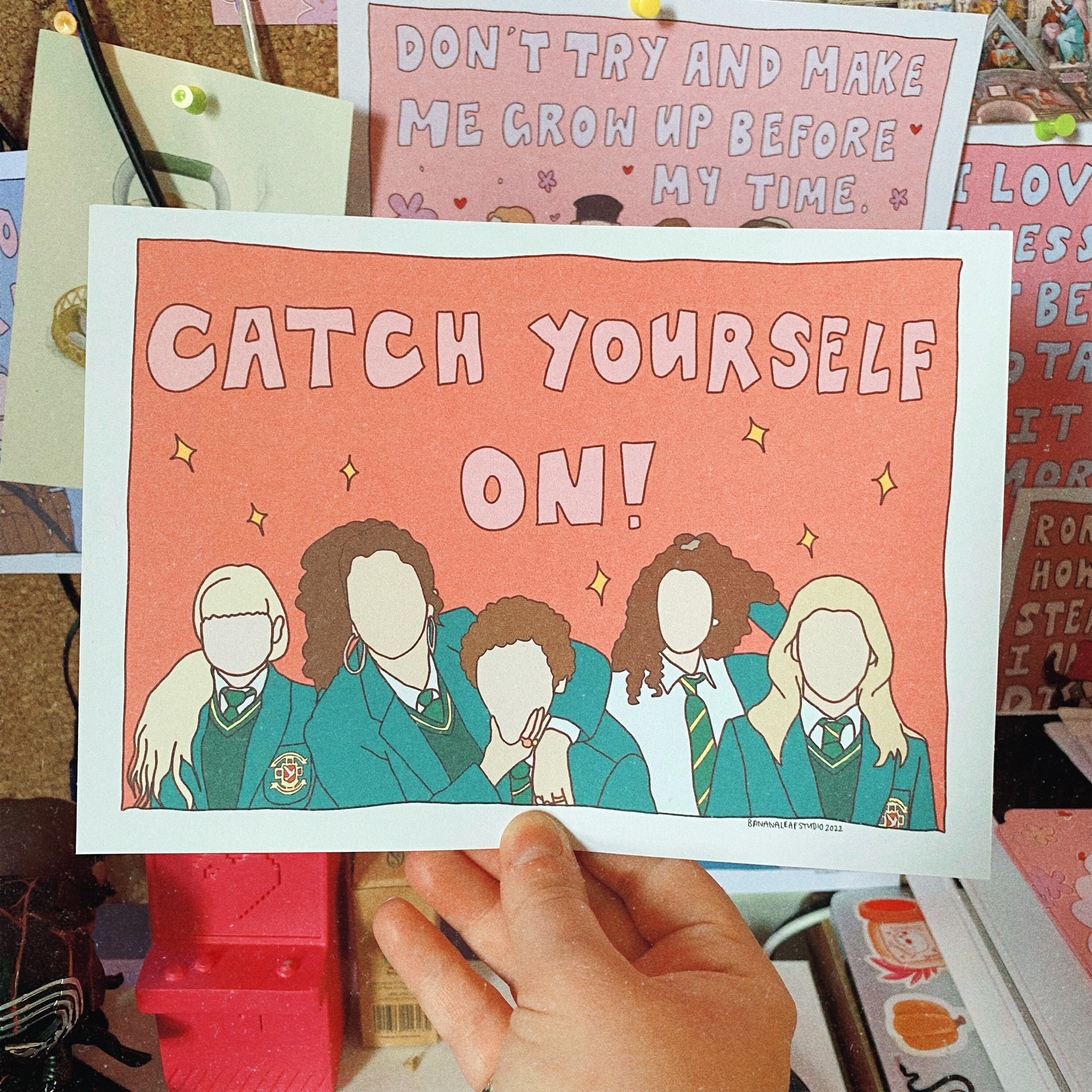Catch Yourself on A5 Print - Etsy