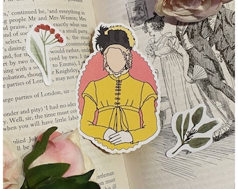 Jane Austen Emma Matte Sticker