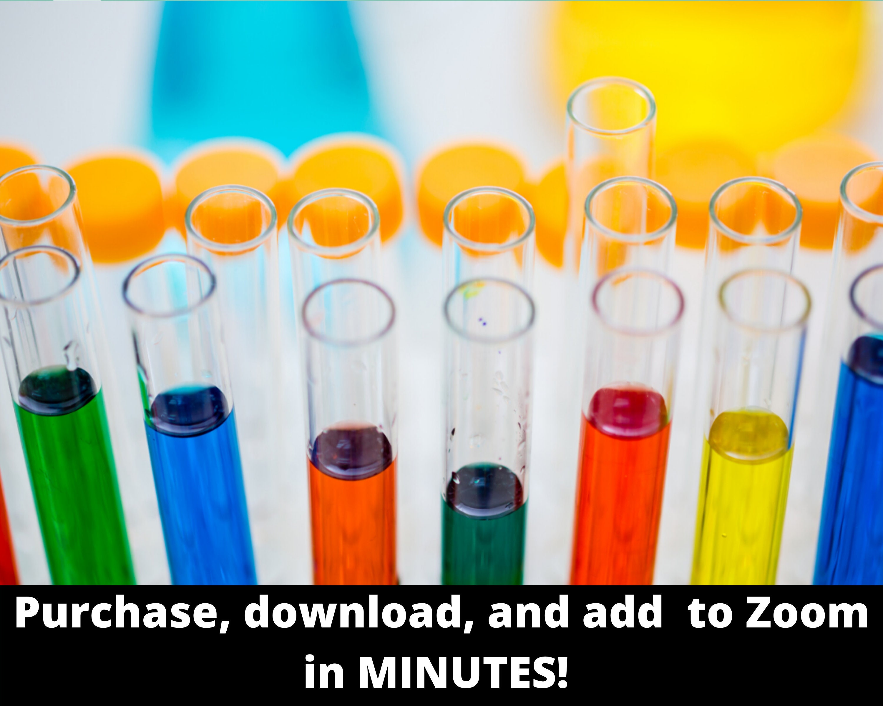 Zoom Virtual Backgrounds Chemistry Class Pack Etsy Canada