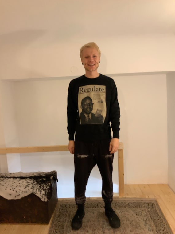 Graphic Print Warren G Regulate Sweatshirt