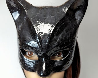 Cat mask - black impact resistant