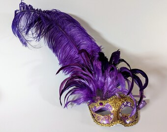 Venetian feather mask