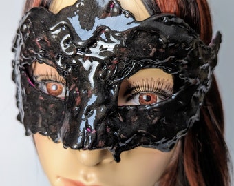 Women's mask - black impact-resistant fluid