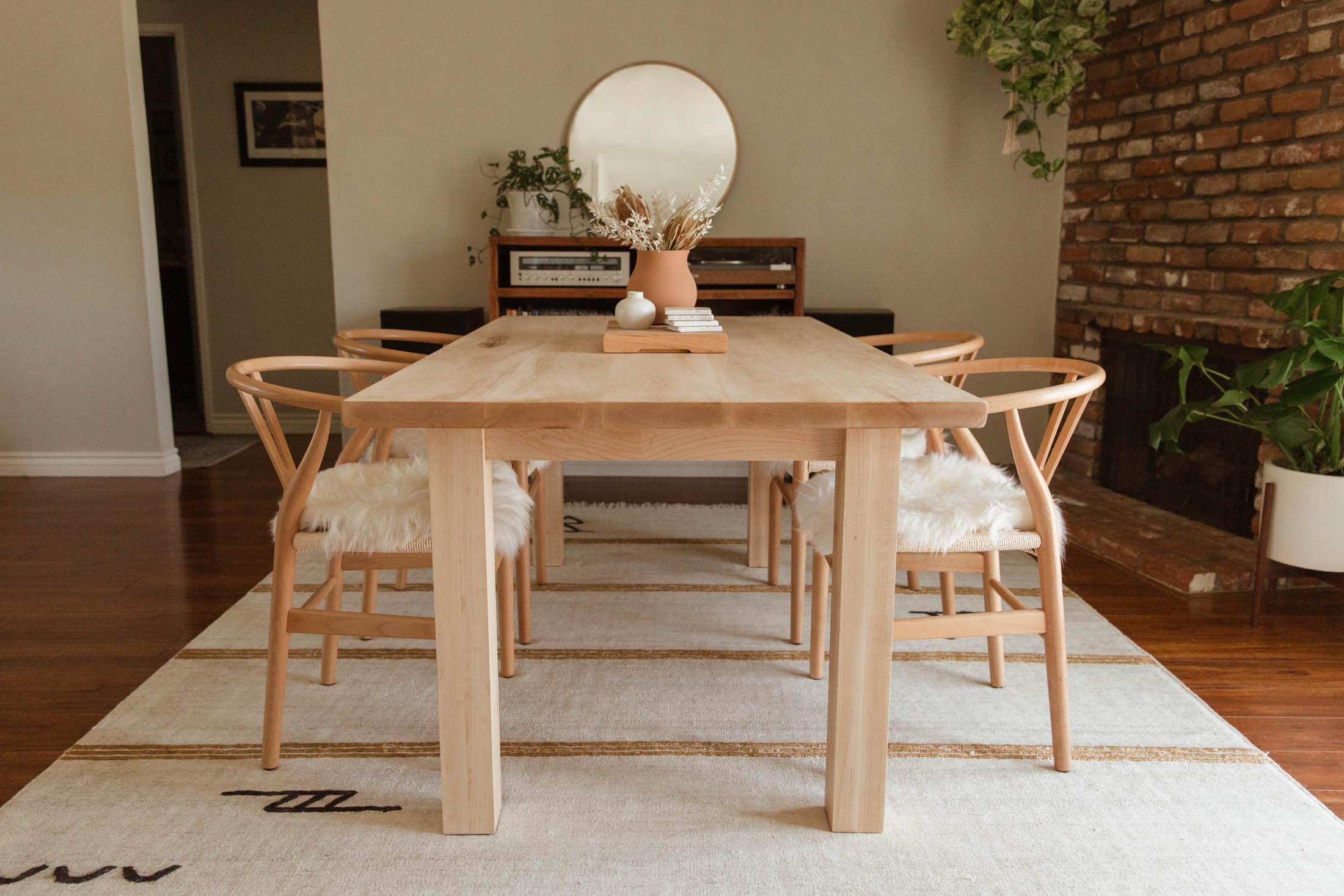 scandi dining room table