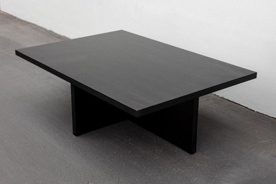 Black ash side sale table