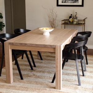 Custom 'Nova' Dining Table
38"W X 72"L X 30"H
Solid White Oak