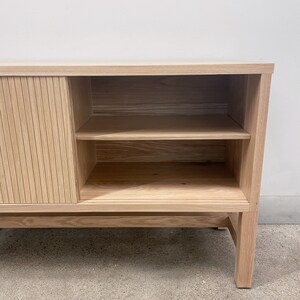 EQUINOX Solid Wood Fluted Kitchen Sideboard/ Media Console Made to Order image 2