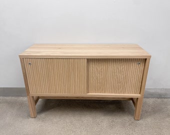 EQUINOX- Solid Wood Fluted Kitchen Sideboard/ Media Console (Made to Order)