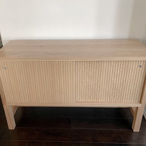 EQUINOX Solid Wood Fluted Kitchen Sideboard/ Media Console Made to Order Bild 4