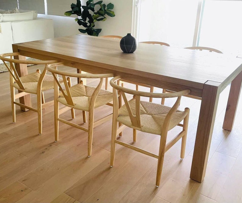 Custom 'Nova' Dining Table
38"W X 72"L X 30"H
Solid White Oak