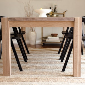 Custom 'Nova' Dining Table
38"W X 72"L X 30"H
Solid White Oak