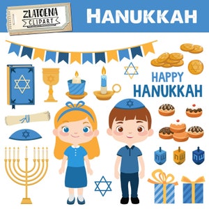 Hanukkah Clipart Hanukkah graphiques Chanukah Clipart juif Clipart juif Clip Art Dreidel Clipart Menorah Clipart vacances clipart