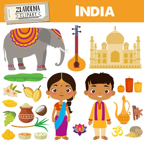Indien Clipart Indien Digitale Kunst Diwali Grafiken Taj Mahal Etsy