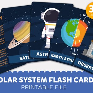 Tarjetas didácticas del sistema solar Tarjetas didácticas de los planetas Tarjetas didácticas de los planetas imprimibles Tarjetas didácticas del sistema solar Tarjetas didácticas espaciales Tarjetas didácticas educativas del espacio Planetas espaciales