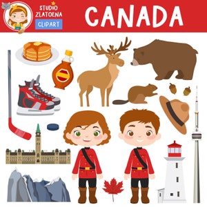 Kanada ClipArt Kanadische Cliparts Kanada Grafiken Ahornsirup Elche Clipart Hirsch Bären Biber Cliparts Eishockey Cliparts Eishockey Grafiken Toronto