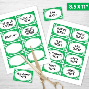 Printable Girl Scout Kaper Charts, Scout Duty Printables, Girl Scout ...