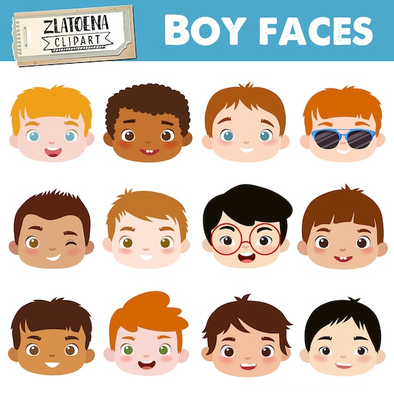 Cute Boy Faces Clipart Kids Faces Digital Clipart Cute Kids - Etsy Cute Boy Faces Clipart Kids Faces Digital Clipart Cute Kids - Etsy