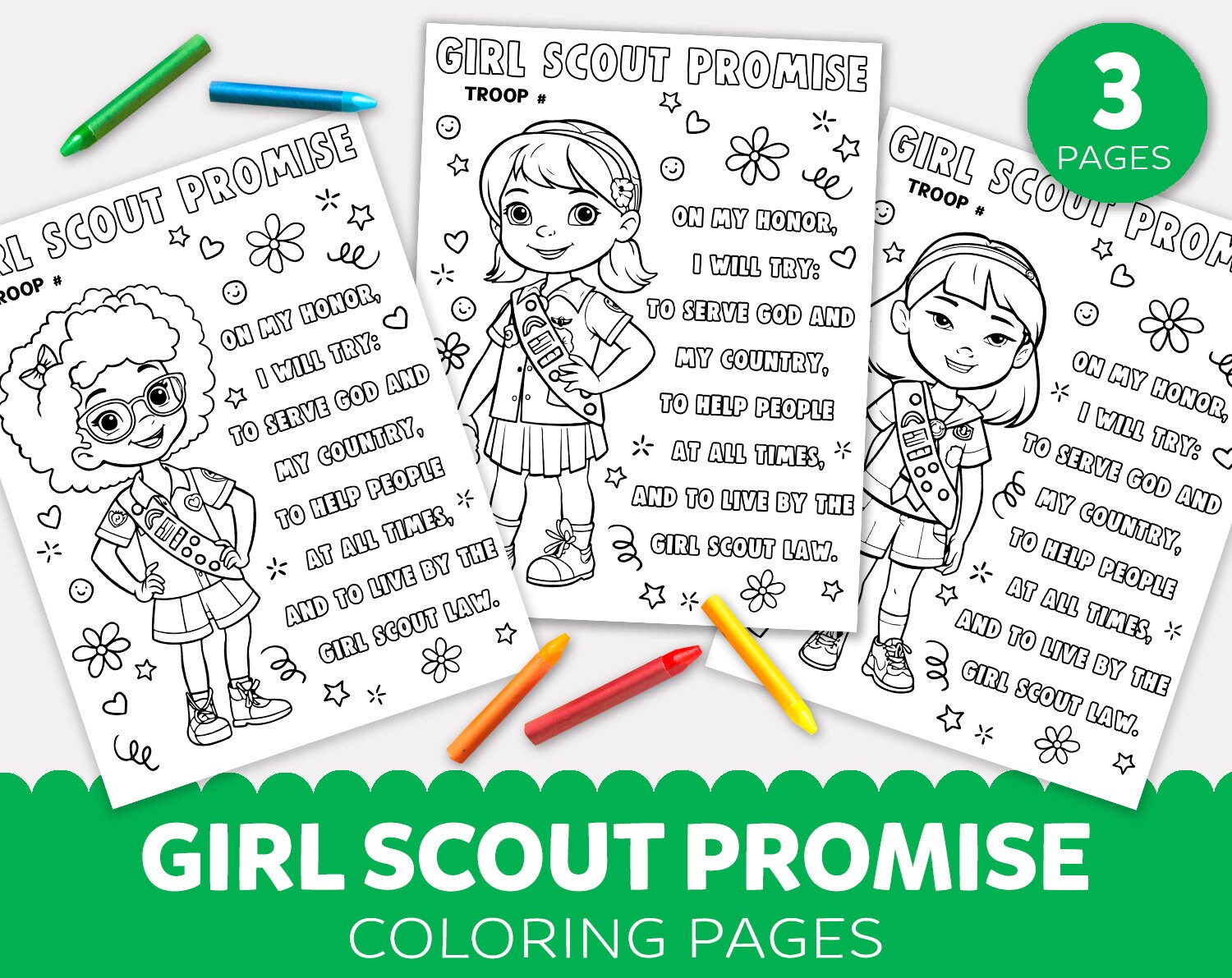 Lion Scout Coloring Pages
