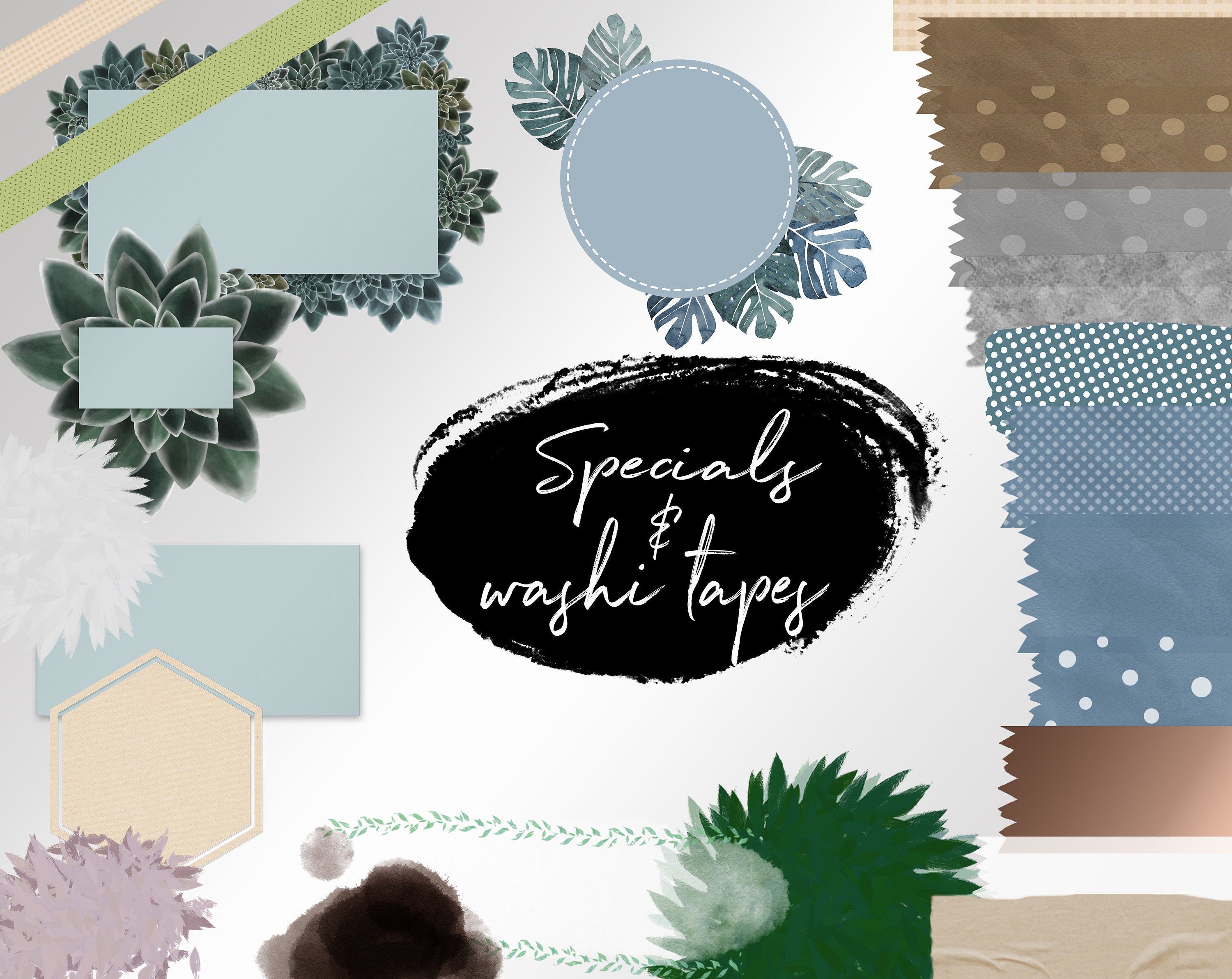 130+ Instagram Story Sticker Patches XXL | Brush Strokes | Colors - Etsy